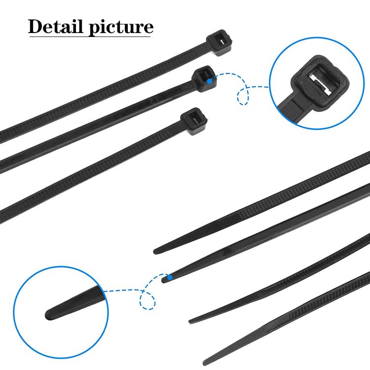 High Quality Wholesale Manufacturer China 8.8* 500MM Nylon Cable Tie
