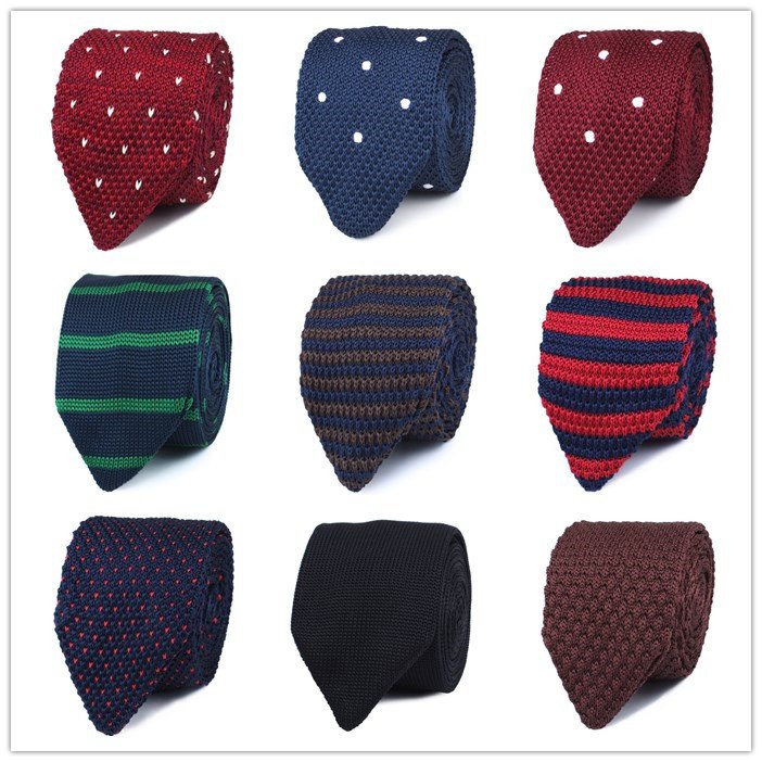 Wholesale Men's Skinny Silk Knit Tie