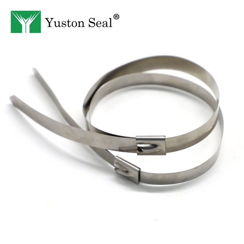 YTST002 Tamper Proof Hot Selling Stainless Steel Cable tie With Logo