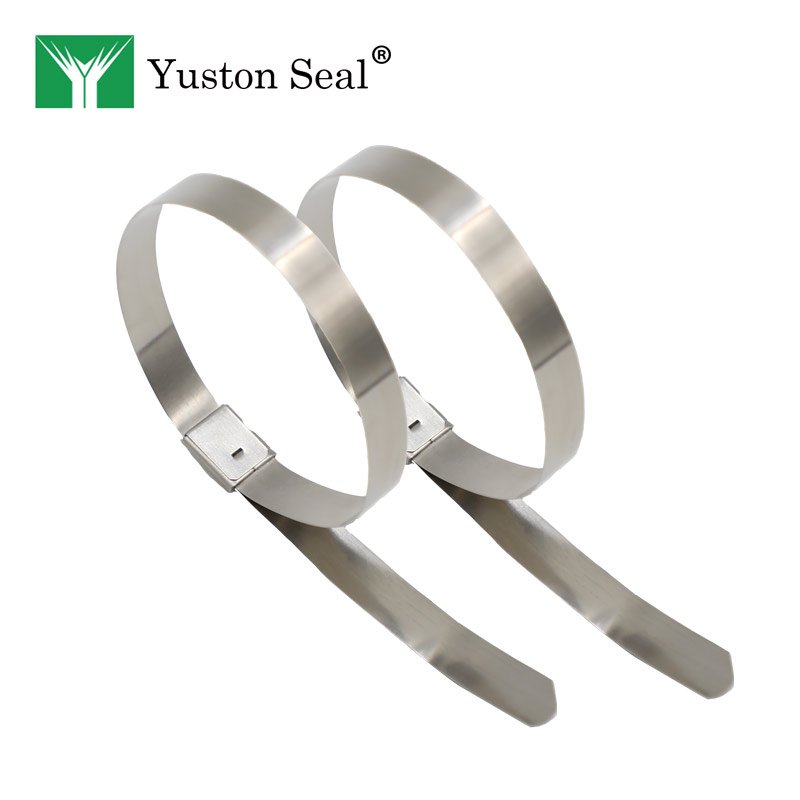 YTST002 Tamper Proof Hot Selling Stainless Steel Cable tie With Logo