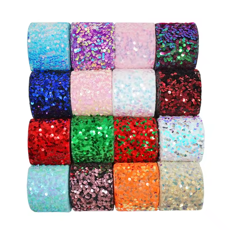 Wholesale Factory Custom Dark Colorful Satin Grosgrain Gradient Rainbow Ribbon Waterproof Plastic Shrink Label for Shipping Use