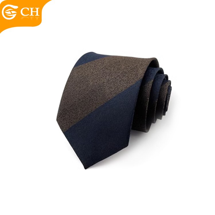 Good Quality Manufacturers Designer Cheap Import Striped Neckties For Men Elegant Woven Polyester Custom Tie Tie