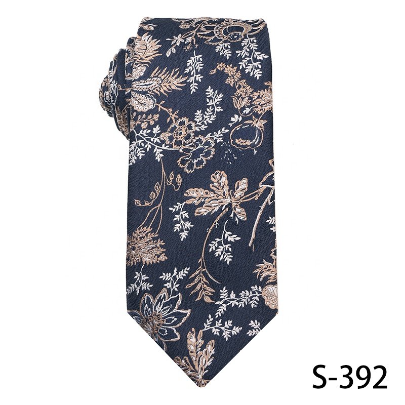 Custom High Quality Cheap Hand Made Men's Luxury Ties 1200 Needles Floral Ties For Men Fashion Other Ties & Accessories