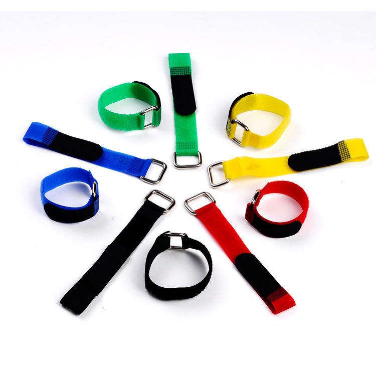 Nylon fastener Velcroes Cable Tie Nylon custom Hook and Loop Strap Cable Tie Cinch Strap Buckle Velcroes