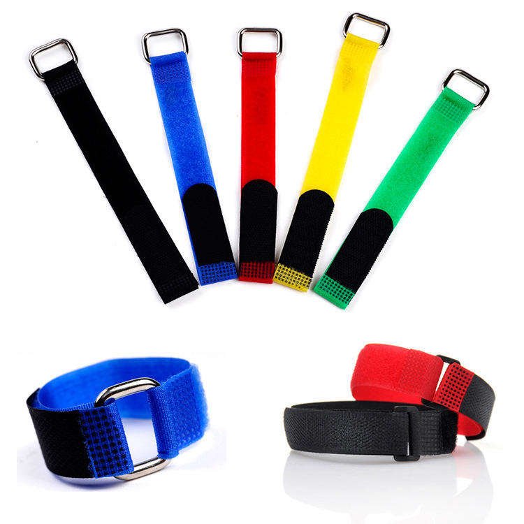 Nylon fastener Velcroes Cable Tie Nylon custom Hook and Loop Strap Cable Tie Cinch Strap Buckle Velcroes