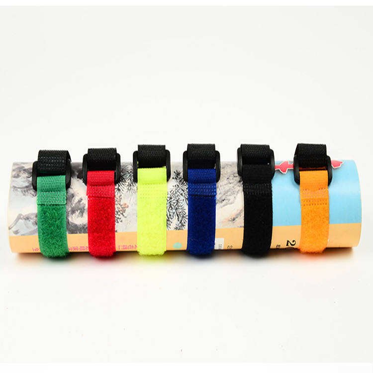 Nylon fastener Velcroes Cable Tie Nylon custom Hook and Loop Strap Cable Tie Cinch Strap Buckle Velcroes