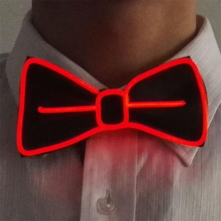 Newly Design Christmas LED Flashing Light Up Event Party Bowties Bow Tie With Led For Party