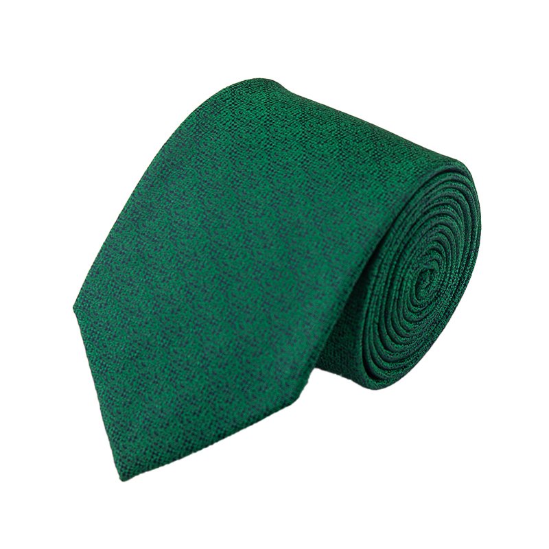 Italian Custom Made Plain Jacquard Orange Handmade Silk Ties For Men