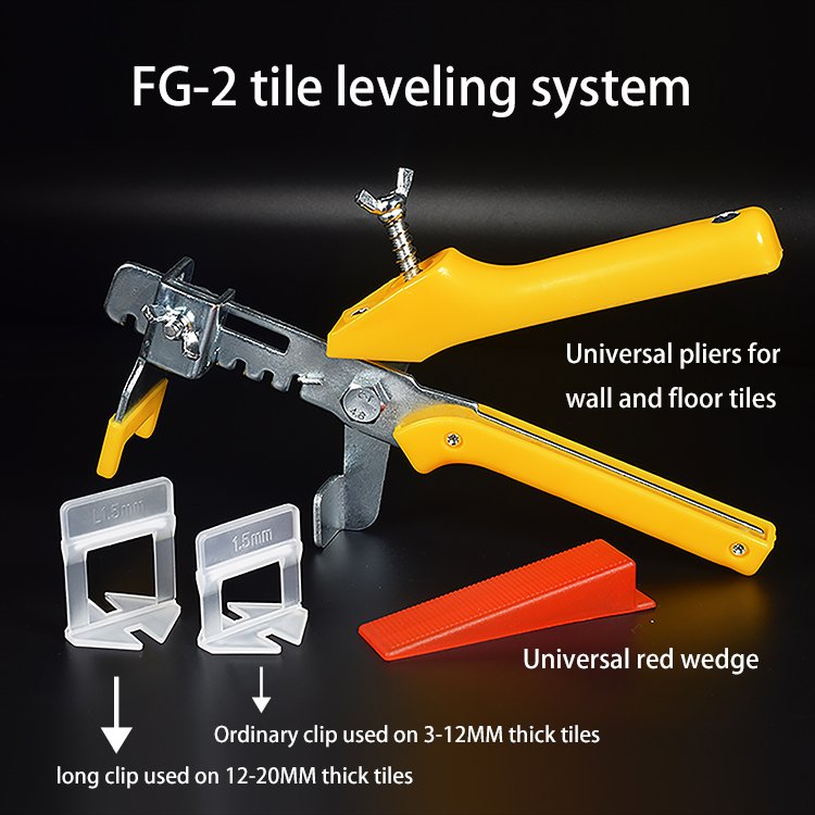 RTS Tile leveling system TILE CLIP 1.0/1.5/2.0MM 10PC/BAG