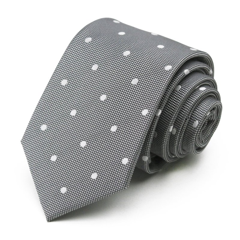 Wholesale Men 8CM Width Pink Gray Blue Green Dot Neckties For Men Personalized Polk Dot Men's Business Ties