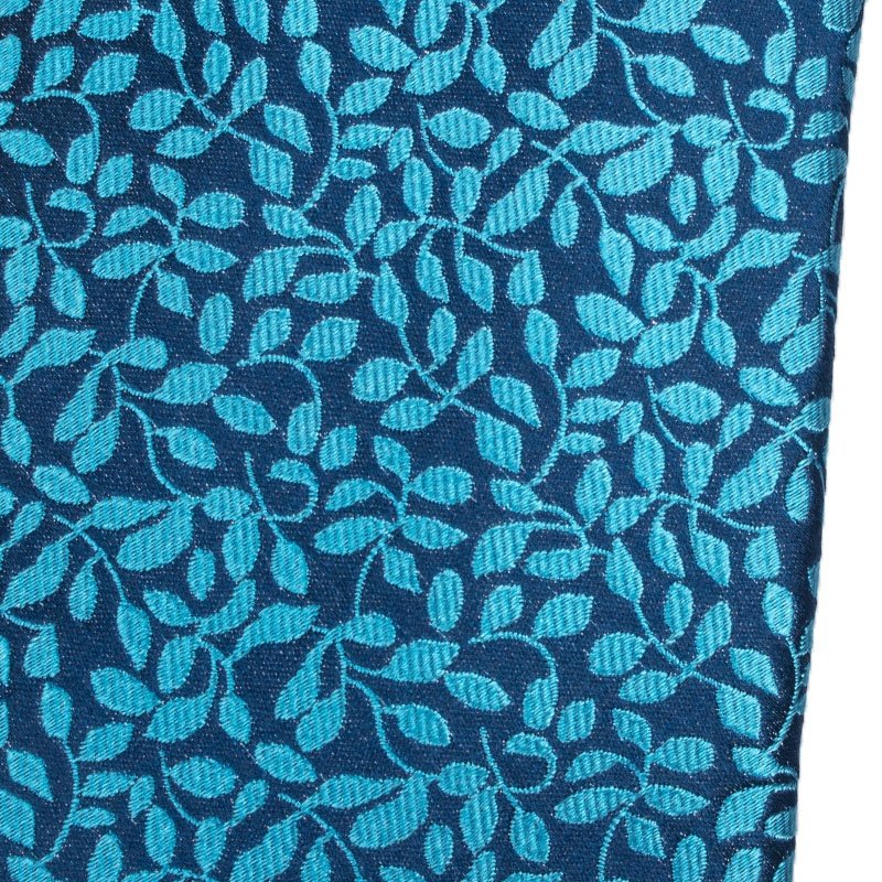 Mens Flower Neck Ties Blue Handmade Silk Personality Tie Flower Fancy Necktie For Sale