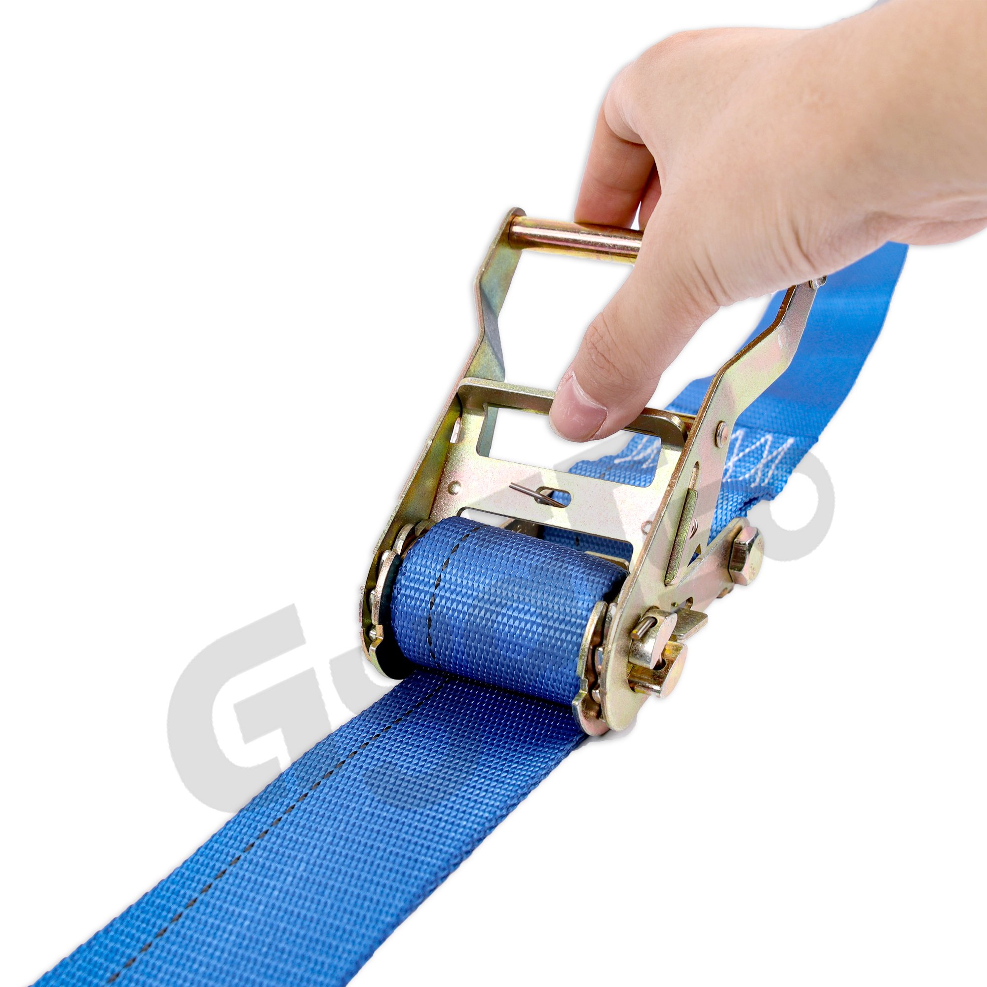 US 4400lbs logistics 2in tie down with e track hook sangles transport straps for dry vans