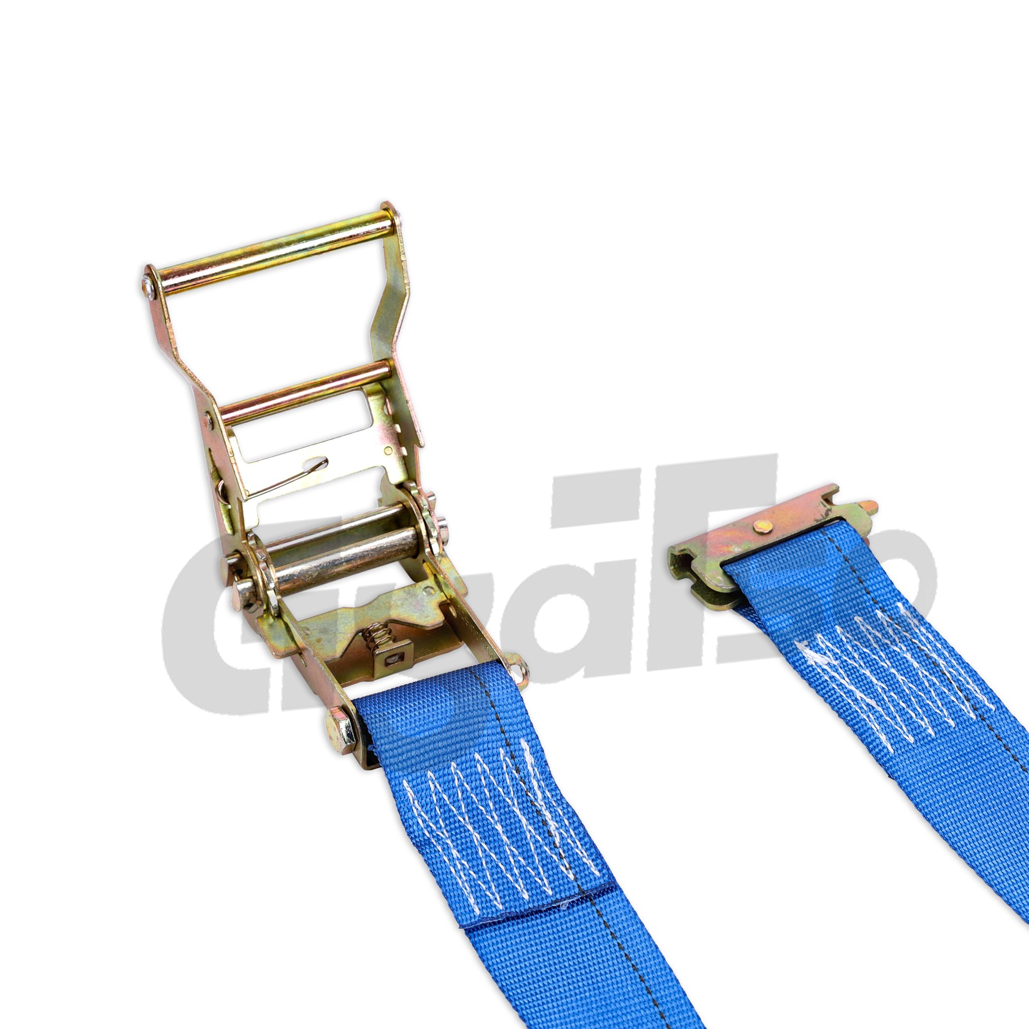 US 4400lbs logistics 2in tie down with e track hook sangles transport straps for dry vans