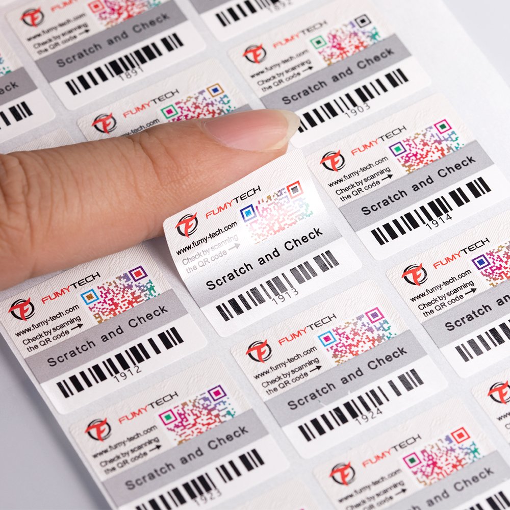 Costom Print Electrical variable Serialize Sequential QR Serial Number Code changeable Barcode self adhesive label Sticker