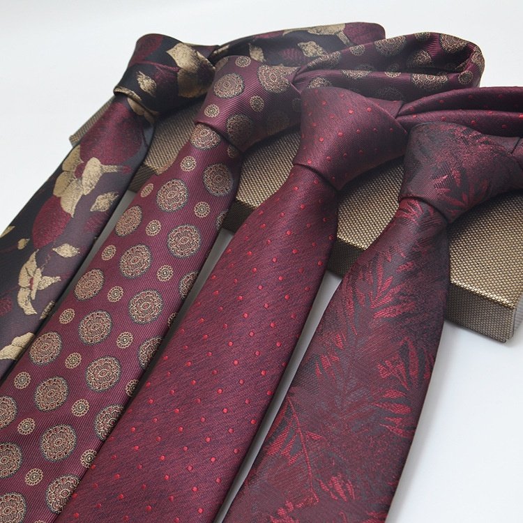 High quality best selling fabricas de gravatas men's neckties corbatas al mayor men tie flowers chocolate colour