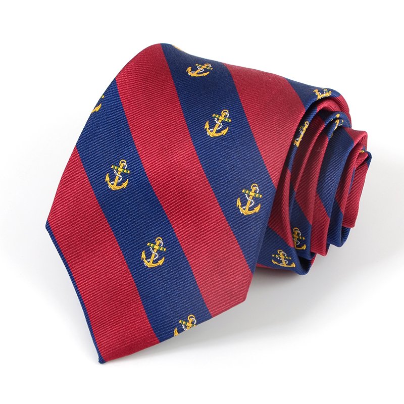 Hamocigia Wholesale Custom Logo Jacquard Groom Mens Silk Ties Corbata Necktie