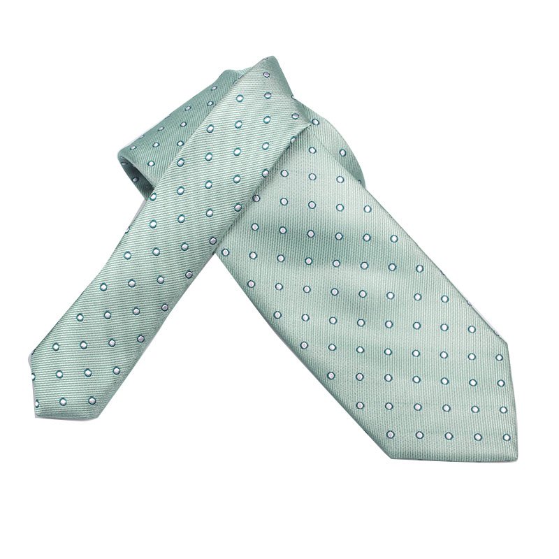 Thick Neck Ties green Patterned Necktie 100% Silk Mens Tie Print