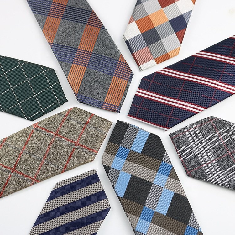 High quality business colorful necktie polyester men ties cheap mens neckties