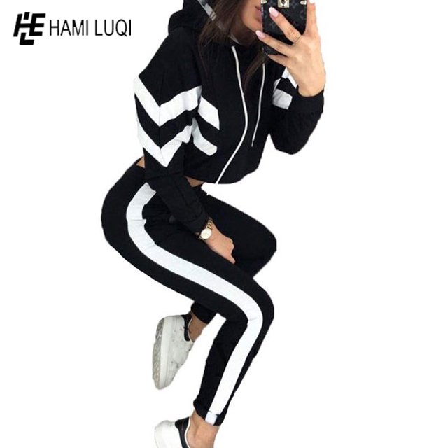 wholesale custom Women's Two Piece Tracksuit Pullover Sweatshirt Jogger Pants Sweatsuit Workout Set Jogging Suits