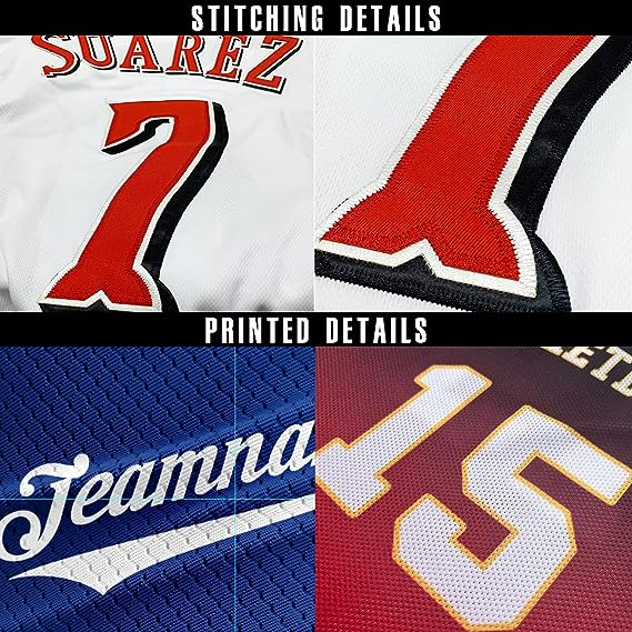 Wholesale black and red sublimated baseball t-shrit unisex custom stitched logo breathable mesh baseball jersey