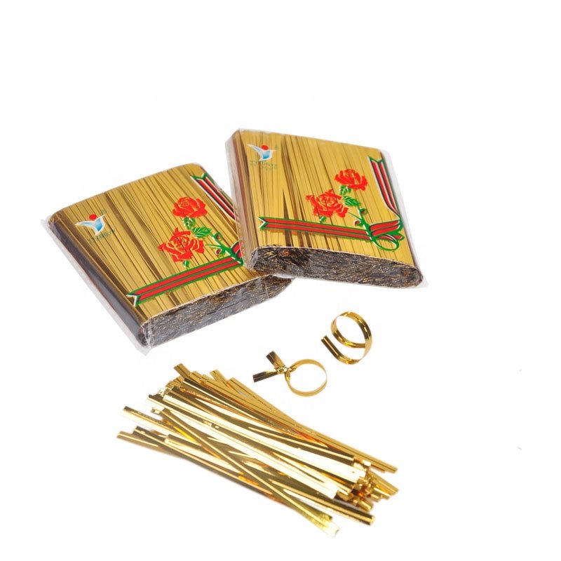 Reusable long industrial wire metallic twist tie for food candy packing Plastic-Coated Bread Twist Ties for Treat Bags
