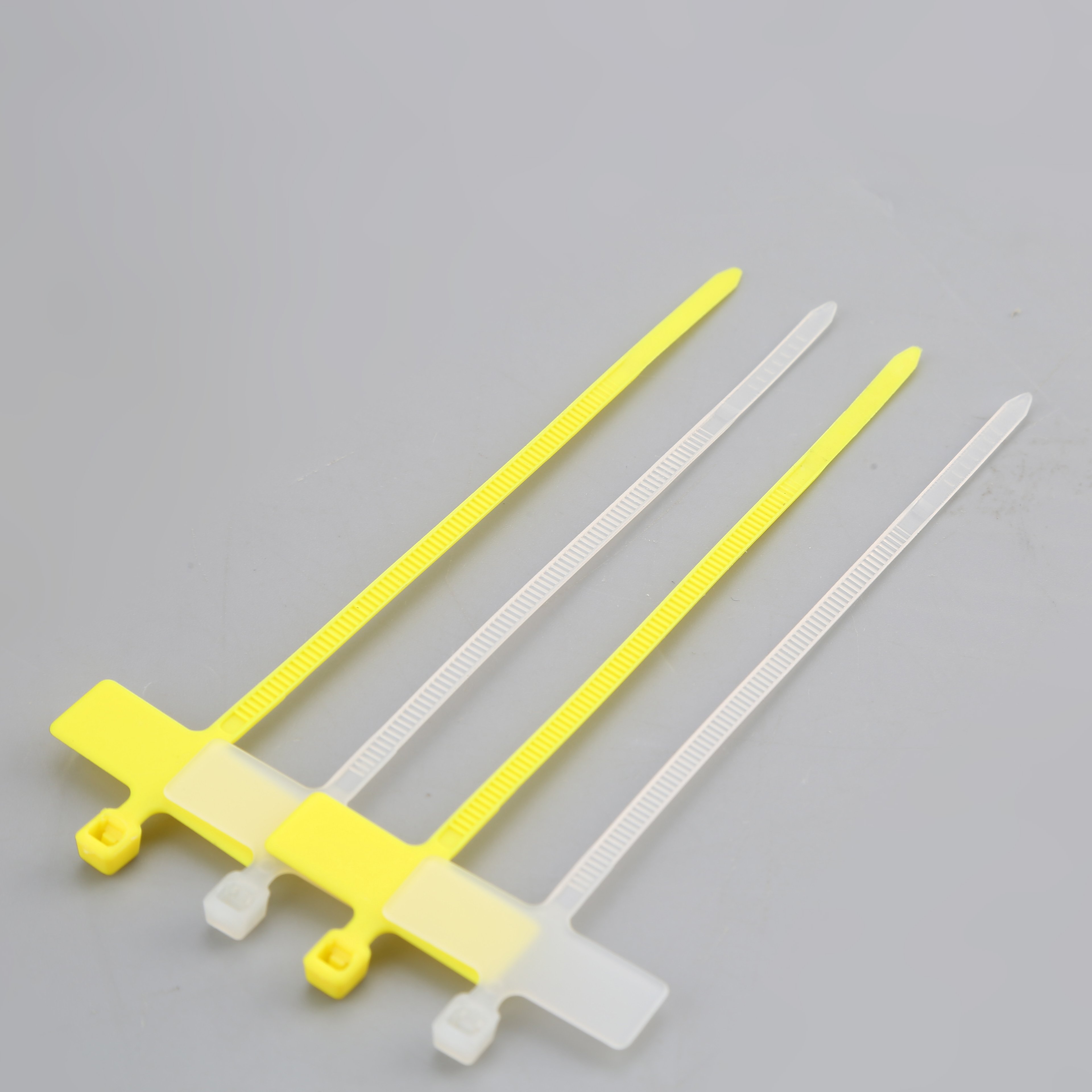 Custom Logo model 100M-MK Disposable nylon 2.5x100mm Identification Cable Ties