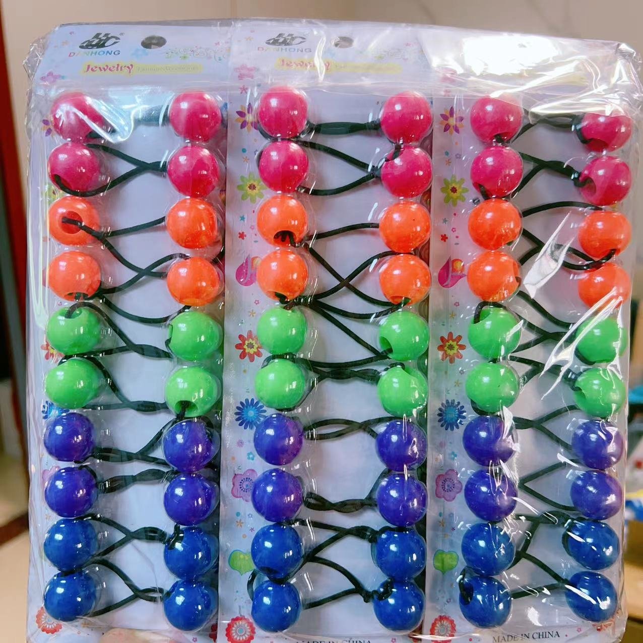 MYLULU 2024 black girl styling accessories little girl silk ponytail tie hair balls for girls hair bobbles kids big hair bead