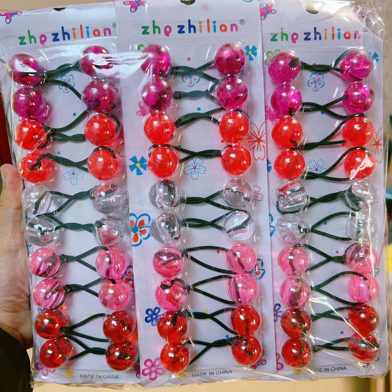 MYLULU 2024 black girl styling accessories little girl silk ponytail tie hair balls for girls hair bobbles kids big hair bead