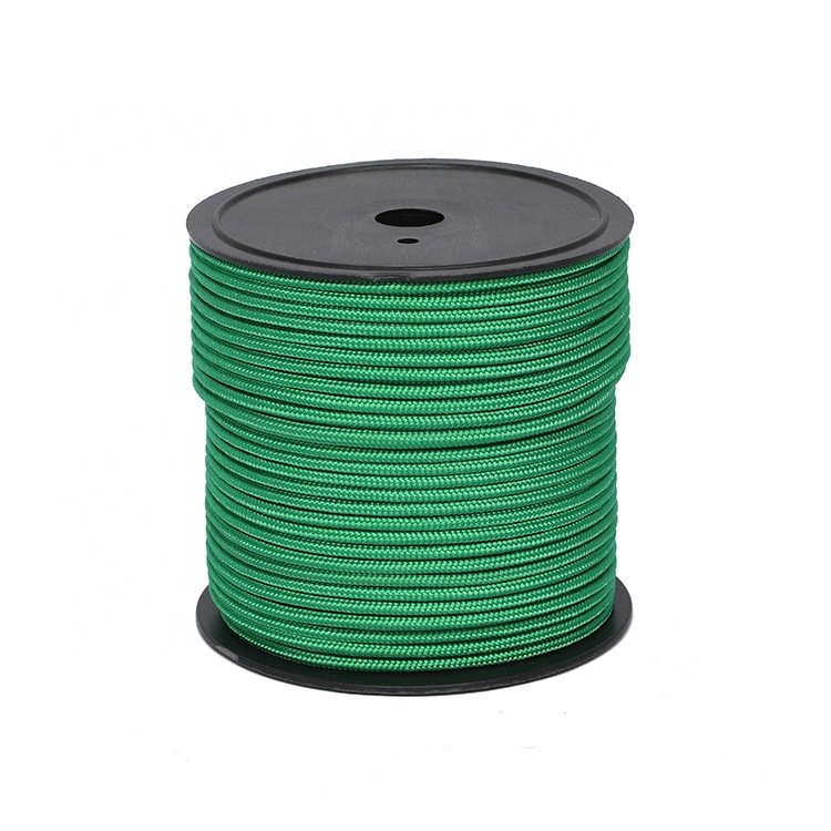 High Tensile 32 grid polyester woven 4mm djembe rope can be customized in various colors and sizes