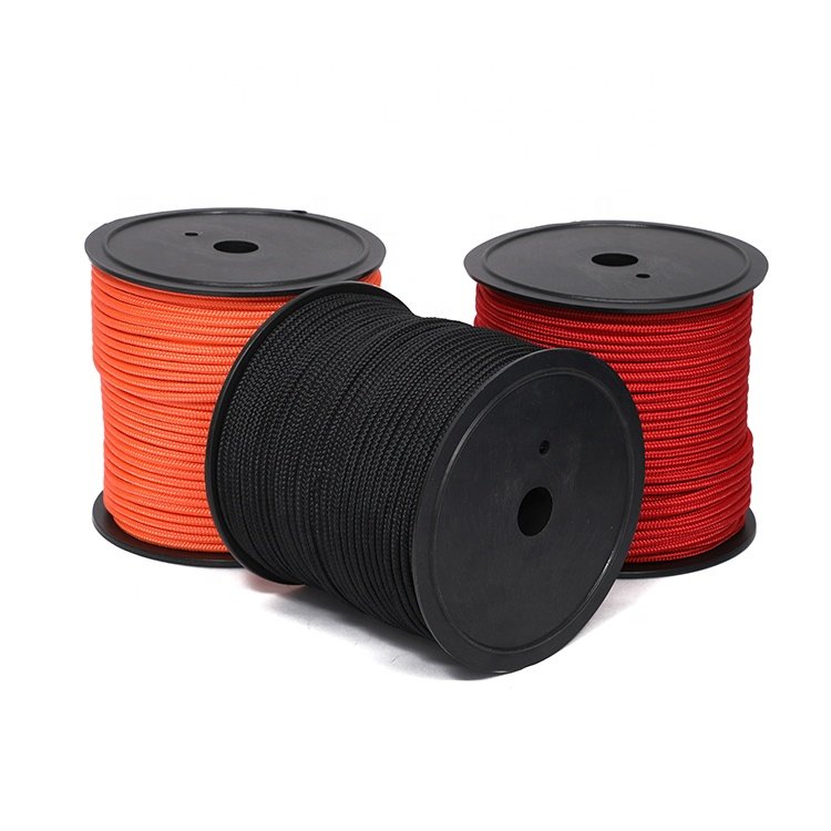 High Tensile 32 grid polyester woven 4mm djembe rope can be customized in various colors and sizes