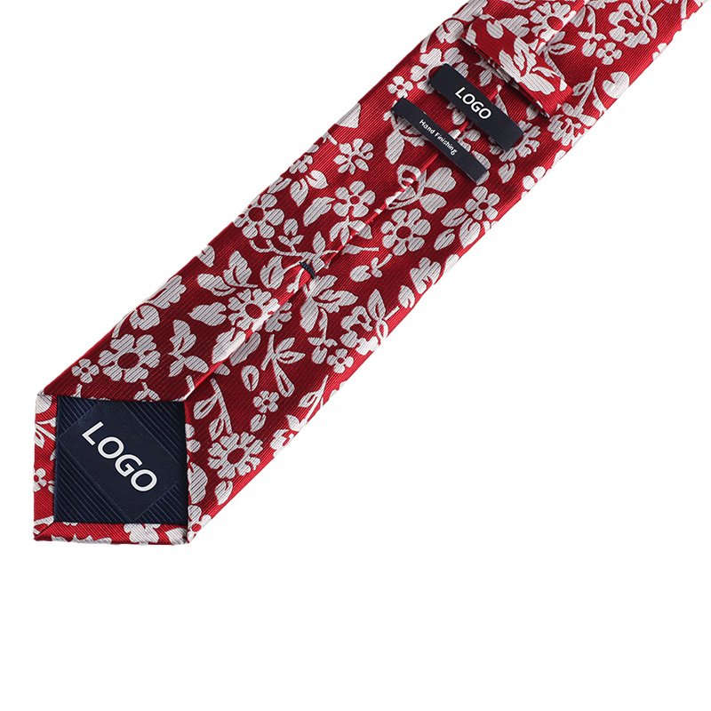 2024 Latest Design Low Price Pure Silk Neck Tie High Quality Classic Luxury Red Custom Necktie For Business Men