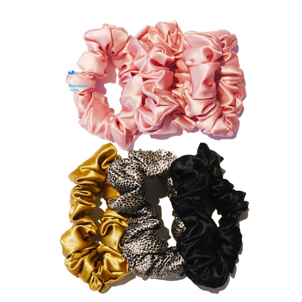 Factory Bulk Silk Hair Scrunchies Hair Curler Ties