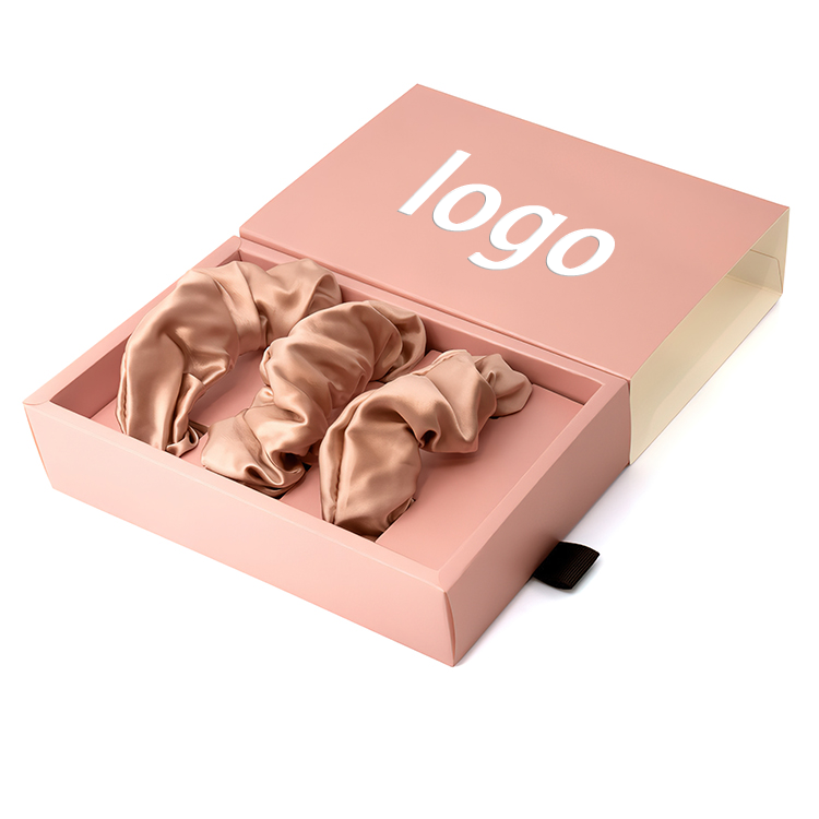 wholesale Factory custom logo bulk women large silk satin scrunchy hair ties 100% mulberry silk hair scrunchie