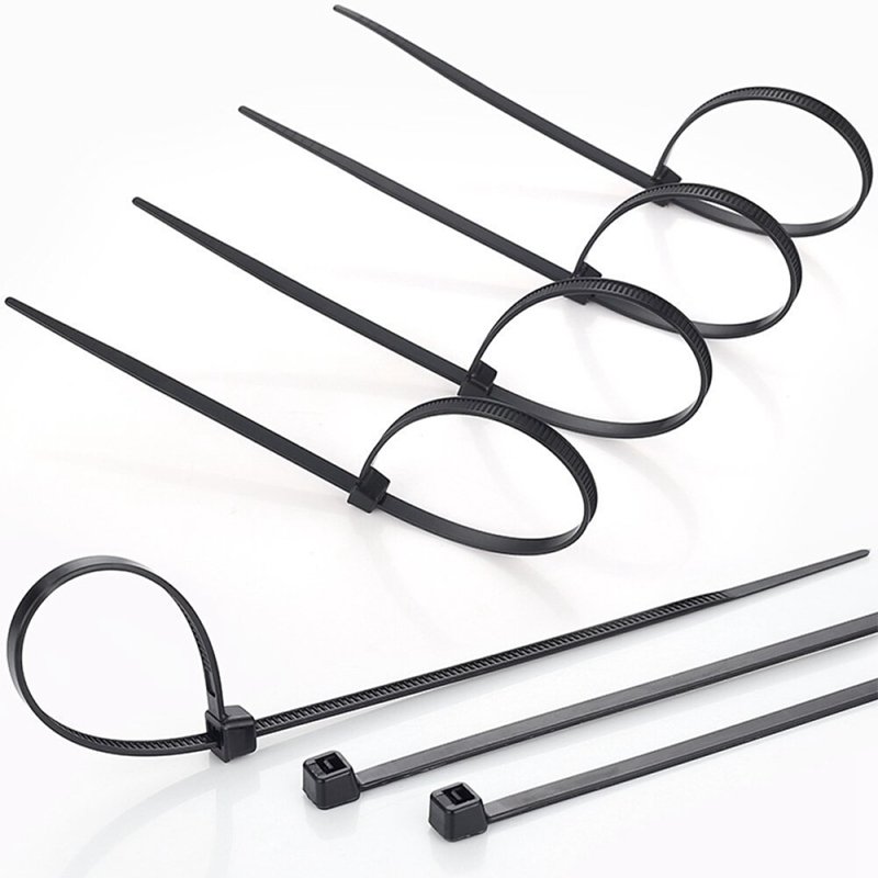 ROHS Certified High Tensile Strength Nylon 66 Cable Ties Colorful Self-Locking Design Available