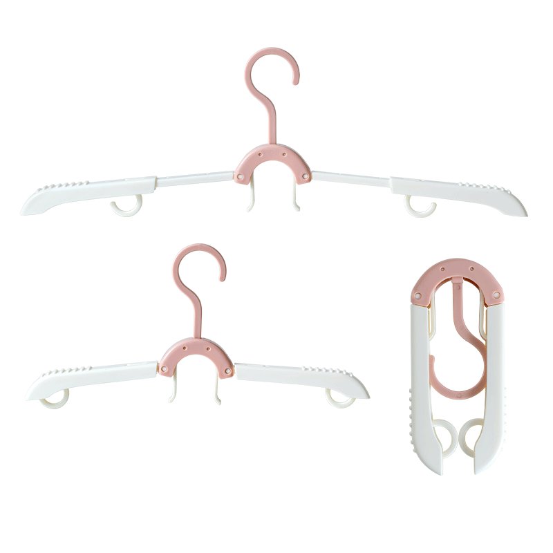 Portable Lightweight Foldable Clothes Drying Rack Collapsible Dorm Hanger with PP Material for Wardrobe and Travel Accessory
