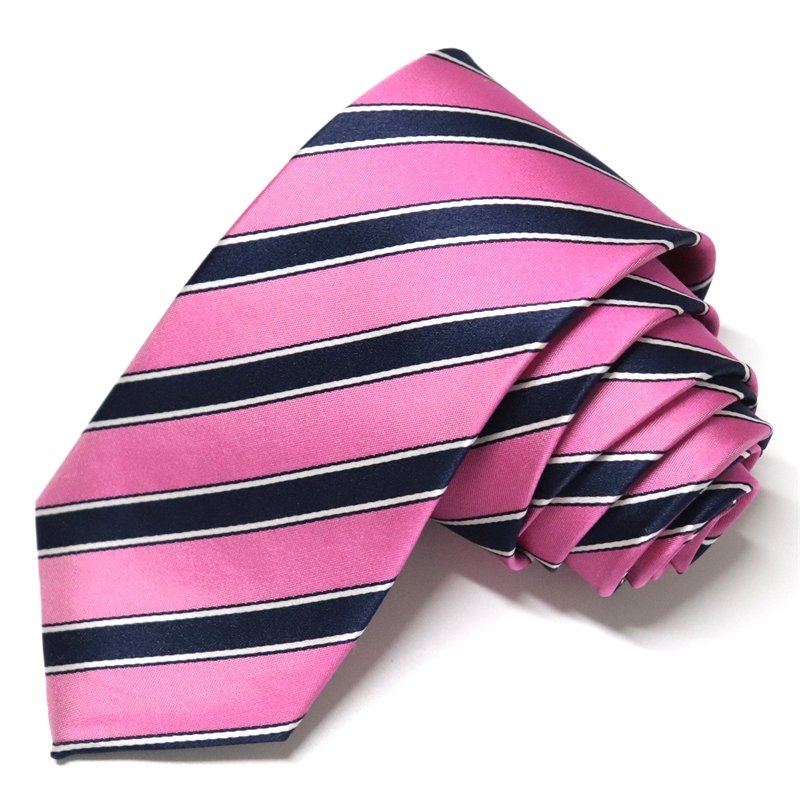 silk men stripe pink length geometry normal neckties 8cm wedding causal neck tie