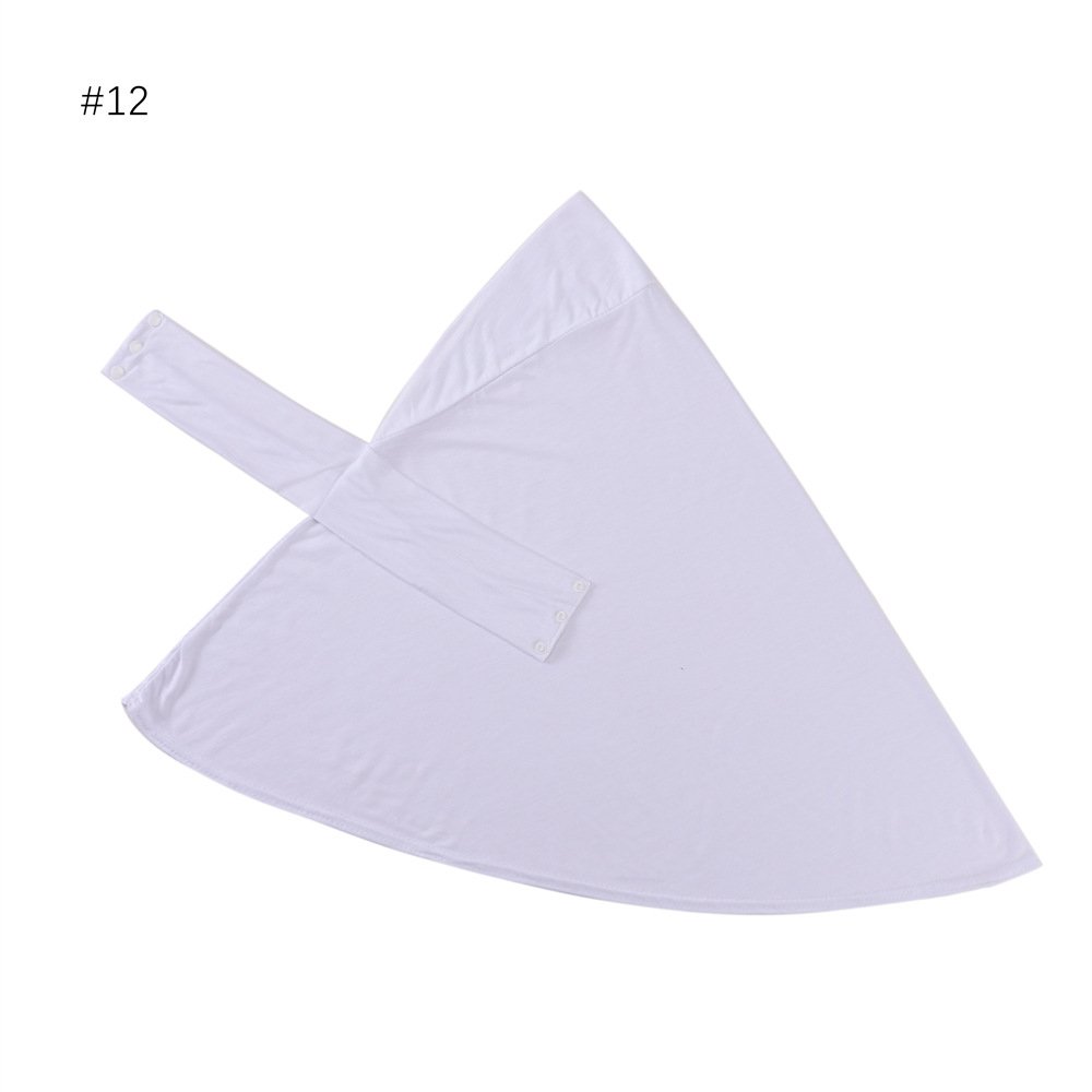 2022 High Quality Newest Design Scarf Muslim Elastic Tie Back Button Modal Cotton Jersey Hijab For Women Summer Shawls