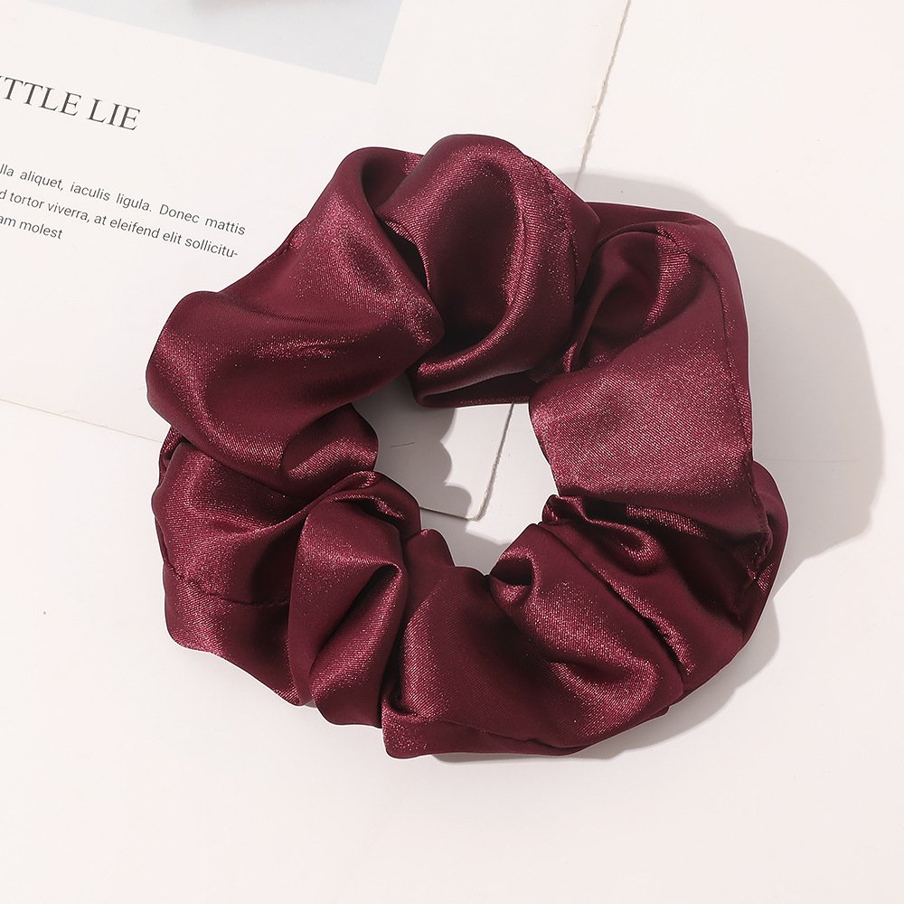Made In China Scrunchies Manufacturer Silk Hair Ties Fall Hair Accessories