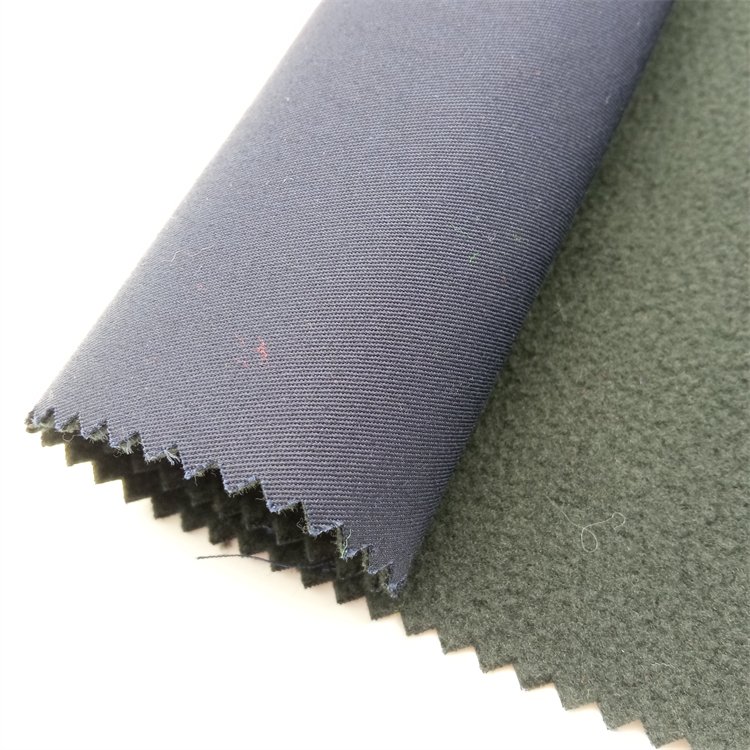 T/C 2 layers laminated PUR oil resistant polyester/cotton twill fabric