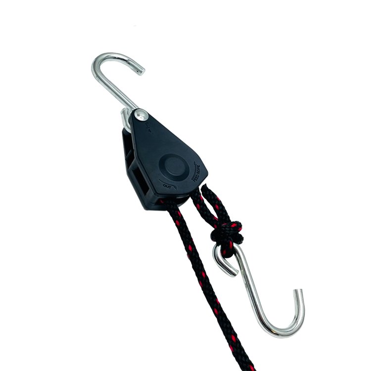 1/4" Rope Sheave Pulley Motorcycle Tie Down Straps Packing Belt Cargo Binding Belt Tie Down Straps Polybag or Blister Package