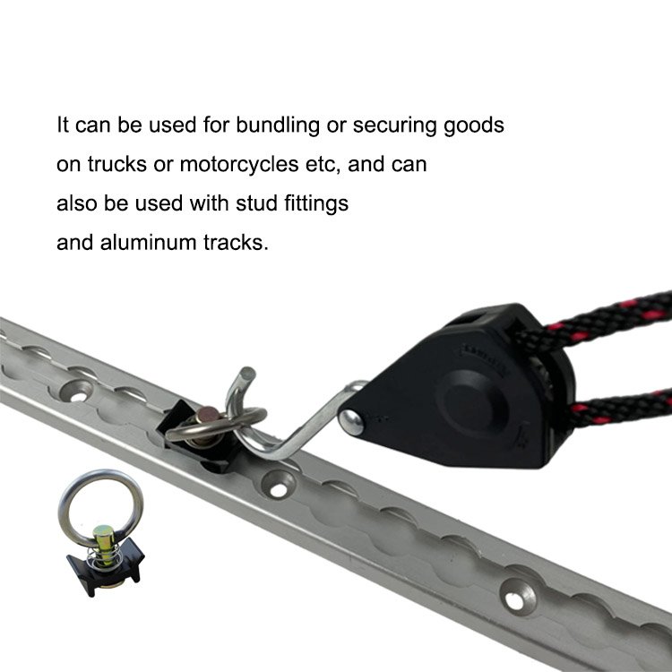 1/4" Rope Sheave Pulley Motorcycle Tie Down Straps Packing Belt Cargo Binding Belt Tie Down Straps Polybag or Blister Package