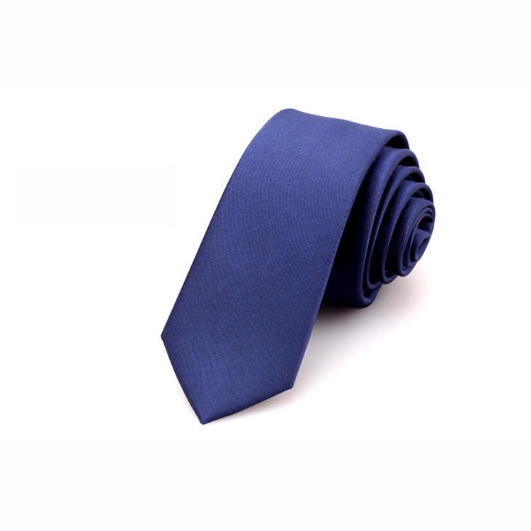 Wholesale Red Navy Gift Neck Tie 100% Polyester Multiplecolor Plain Black Tie Mens 8cm Necktie