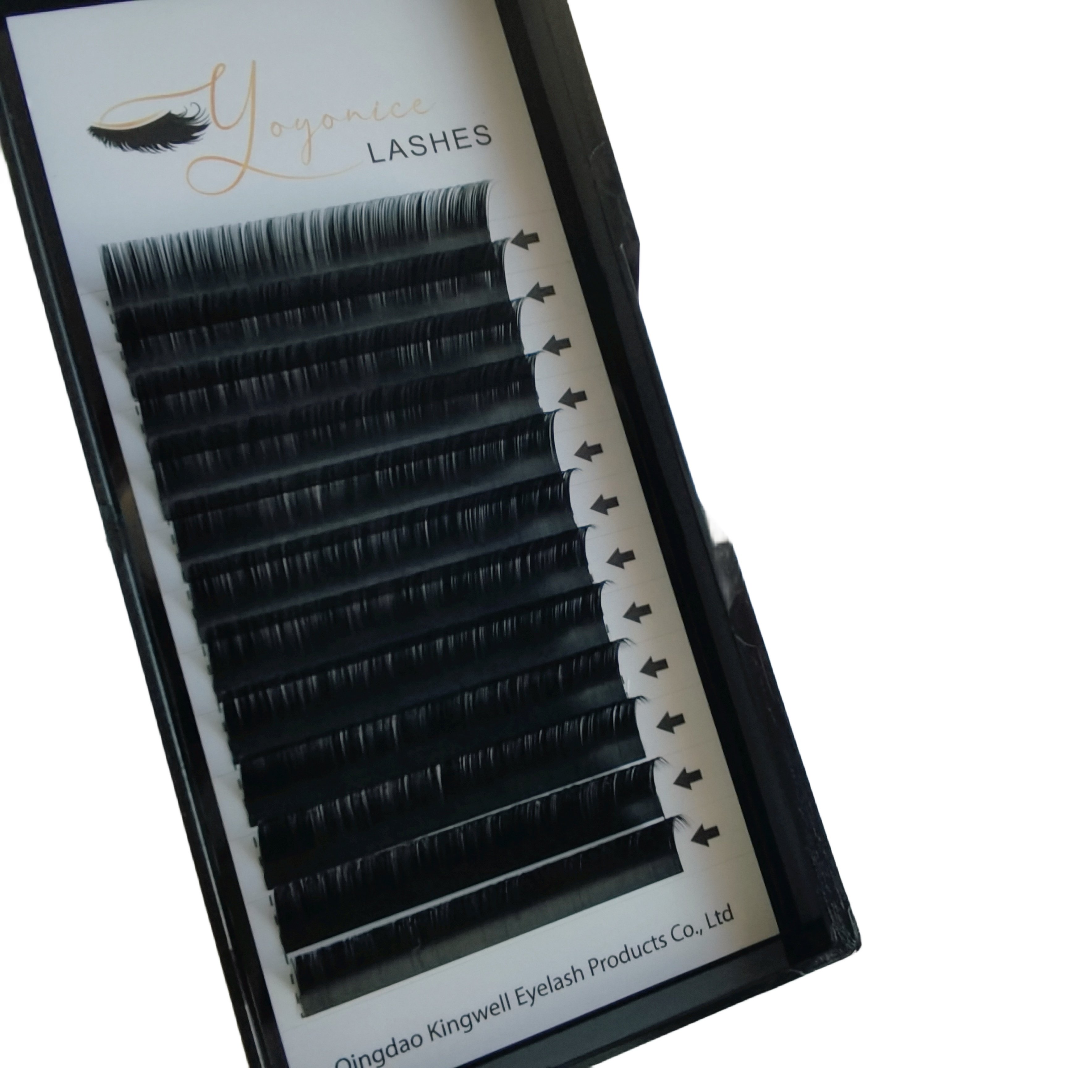 New Arrival Top quality volume lashes Korean PBT Makeup Tool fake eyelashes synthetic silk Eyelash Extension