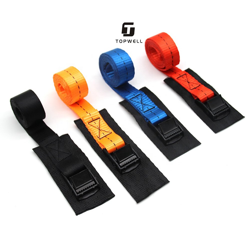 250kg Truck Cam Buckle Tie Down Strap 25mm with Non-slip Mat
