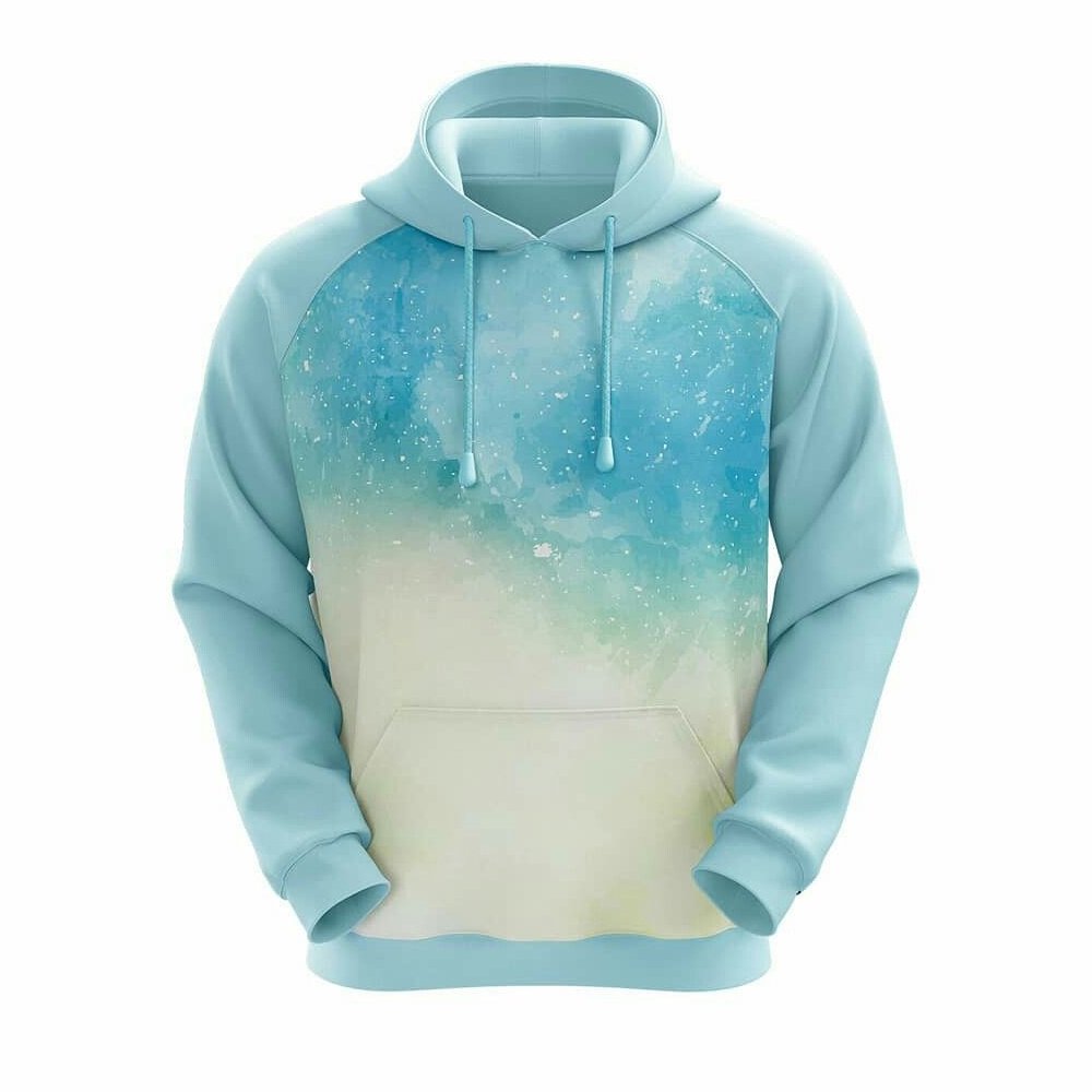 Anime hoodie high quality sublimation hoodies polyester fleece tie dye hoodie