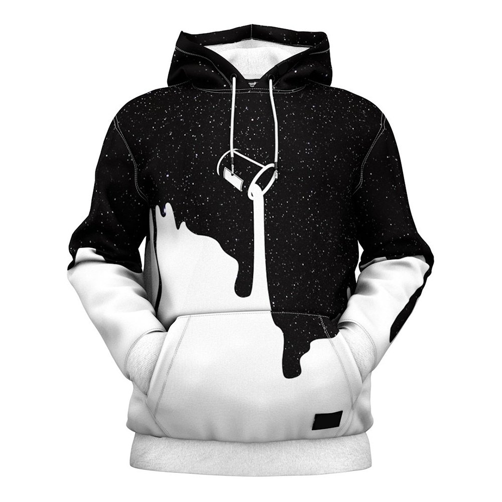 Anime hoodie high quality sublimation hoodies polyester fleece tie dye hoodie