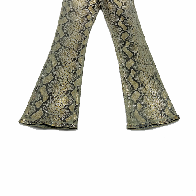 Breathable Men'S Snakeskin Leather Pants Skinny Slim High Waist Pants Men'S High Waist Snakeskin Leather Pants