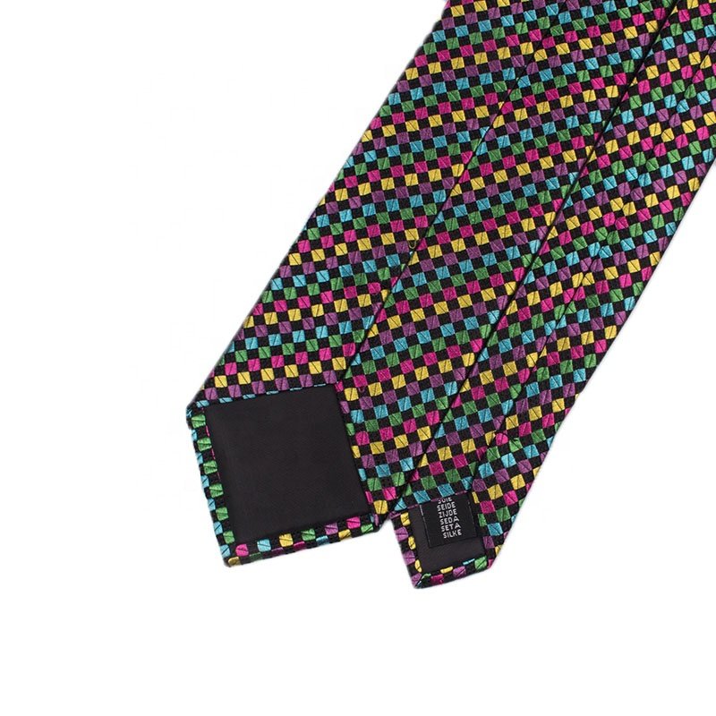 Luxury Designer Mens Pattern High Quality Silk Neckties Woven Neck Tie For Men