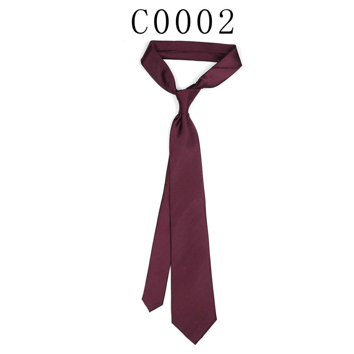 Wholesale Classic Versatile Solid Color Tie For Men High Quality Handmade Jacquard Men's Tie Business Suit Decorations Tie