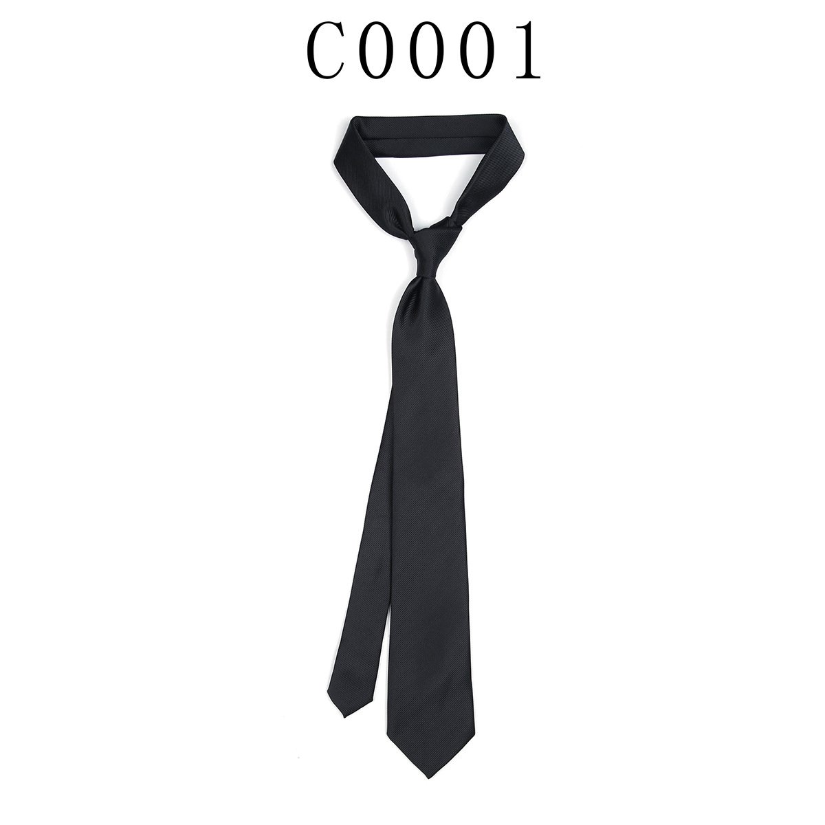 Wholesale Classic Versatile Solid Color Tie For Men High Quality Handmade Jacquard Men's Tie Business Suit Decorations Tie